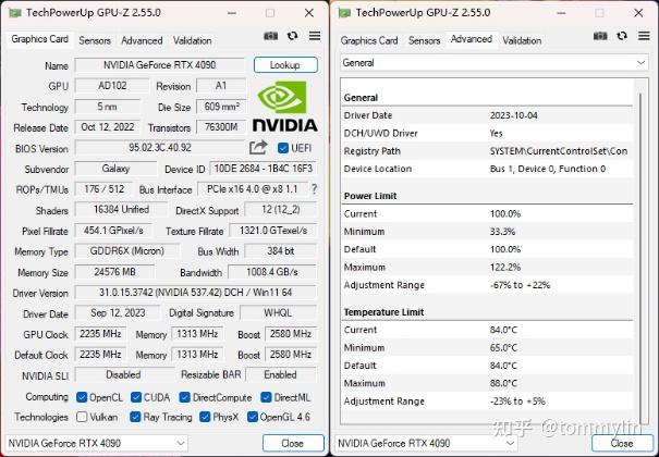 影驰 geforce rtx 4090 星曜 oc 显卡采用了最新的 nvidia ada