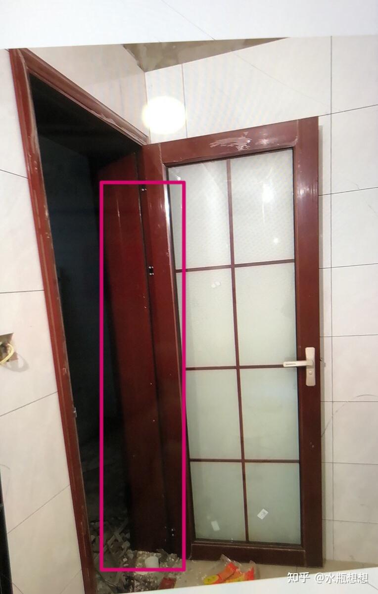 其次,一个直墙,一个非直墙,两边不对称不好看,也不好安装.