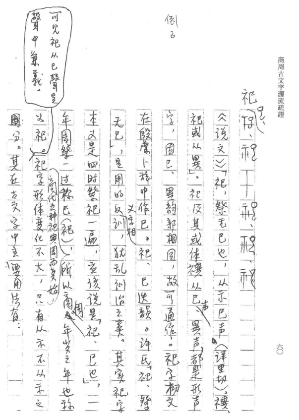 商周古文字源流疏证 笔记19 祀 知乎 商周古文字源流疏证 笔记19 祀 知乎