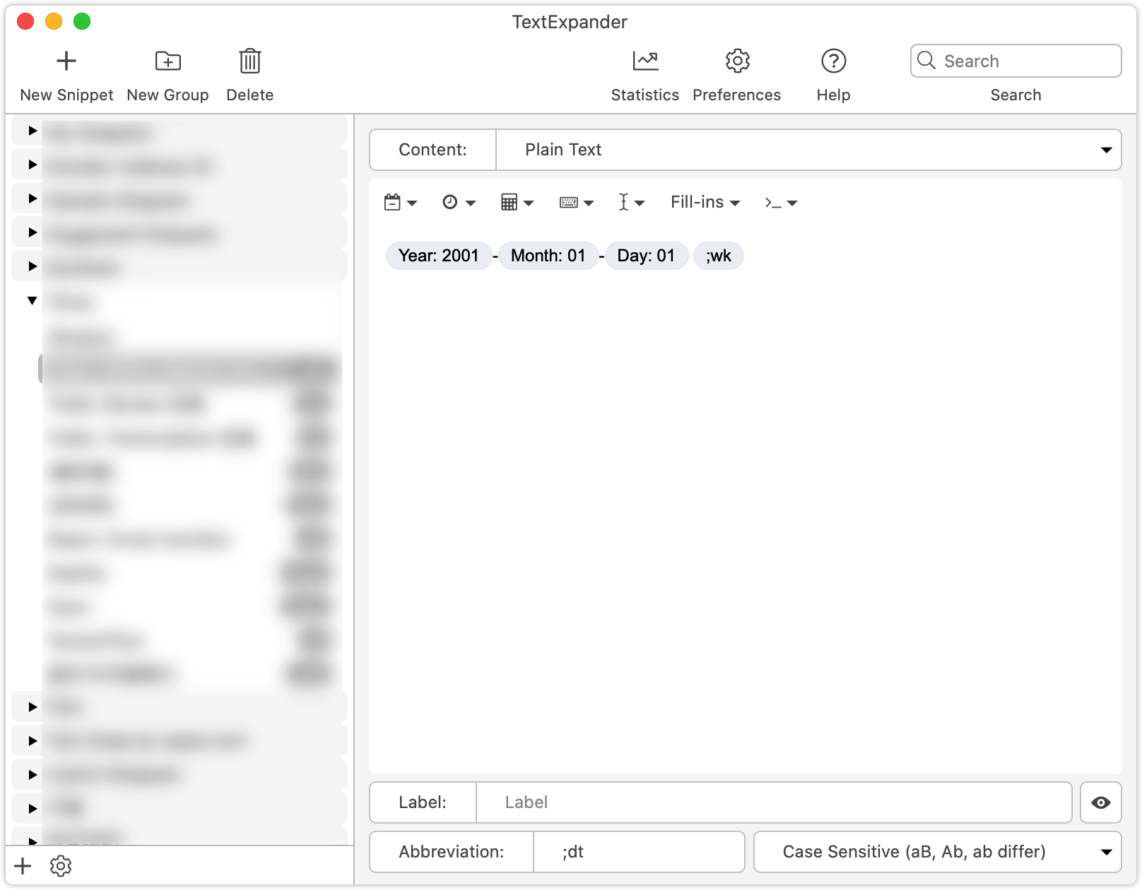 TextExpander: 快速输入日期和当天周几 - 知乎