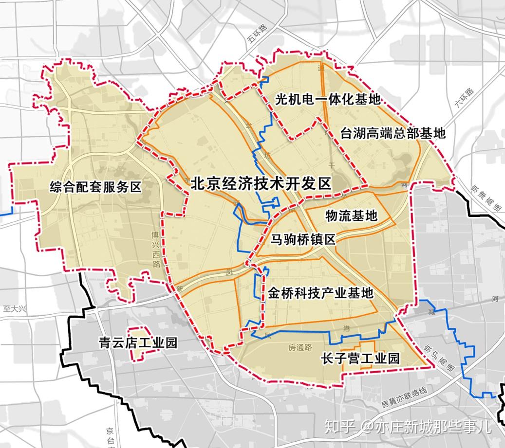 北京经济开发区地图图片