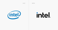 intel更換新logo