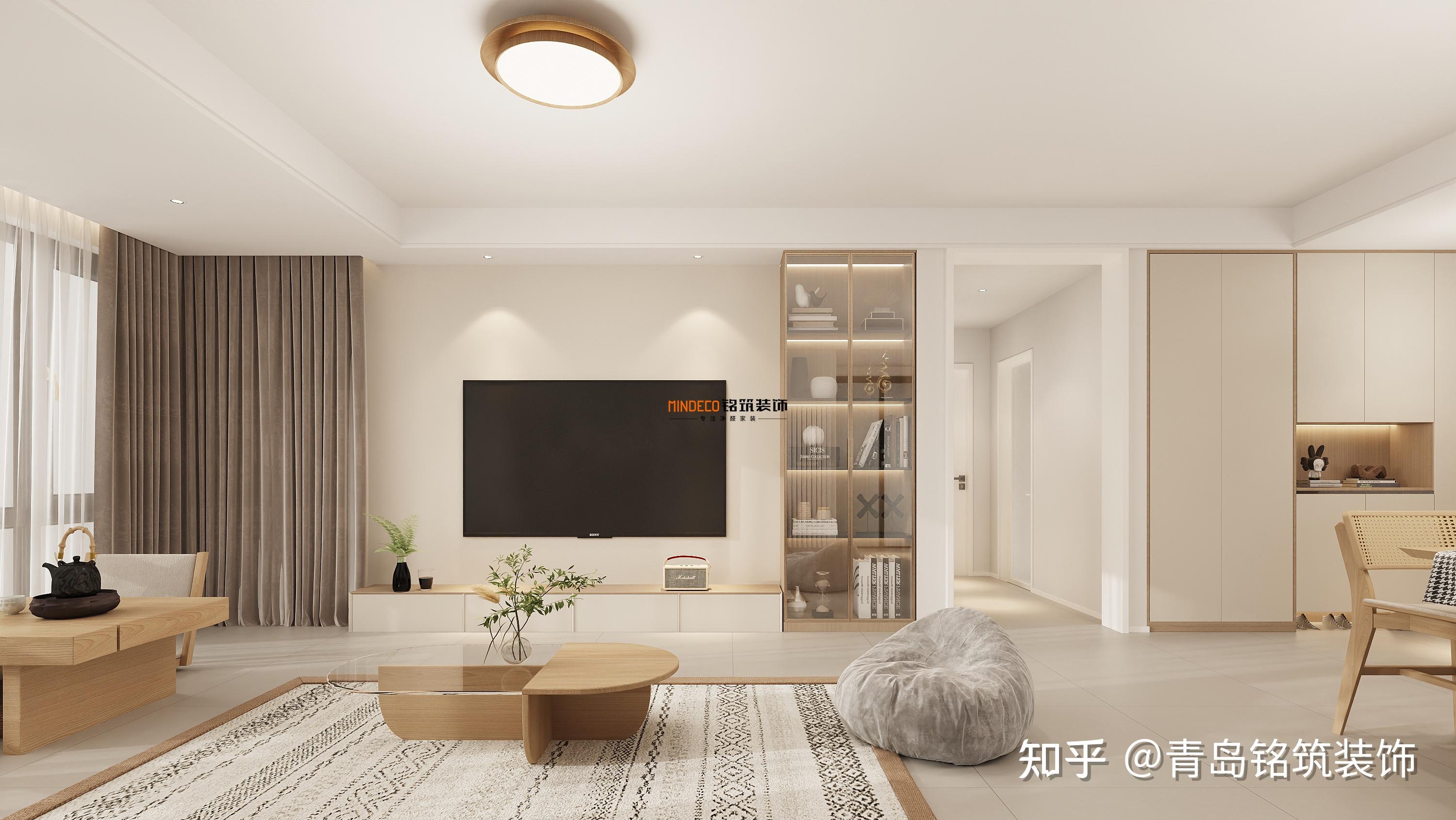 山水名园|130㎡原木风,温馨淳朴的自然之美 - 知乎