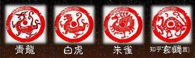 古代四大神兽与风水上的四象:青龙白虎朱雀玄武 - 知乎
