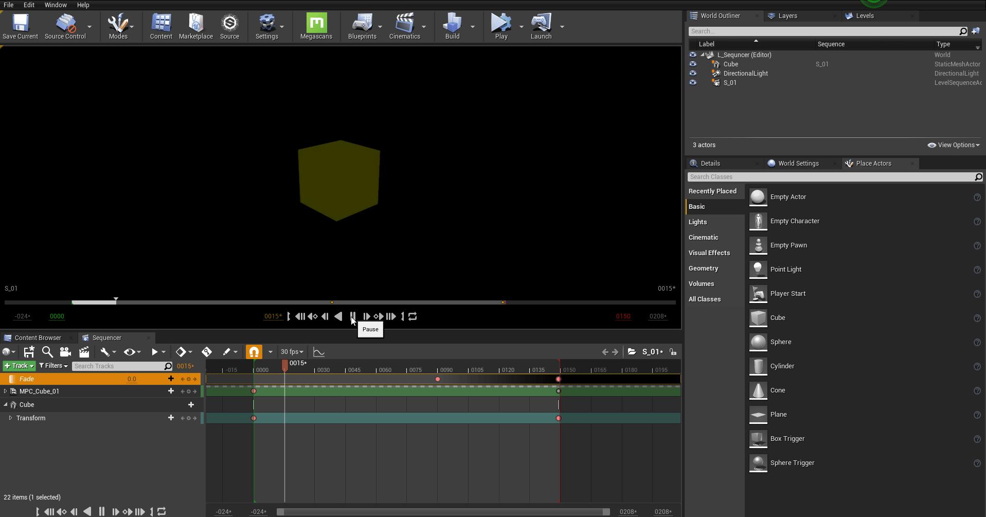 UE4中的动画编辑器 —— Sequencer in UE4 知乎