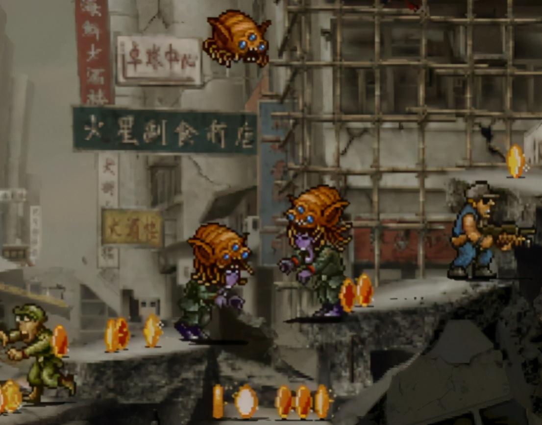 而到了《合金弹头6》中,玩家们又见到了一个新的外星势力出现——金星