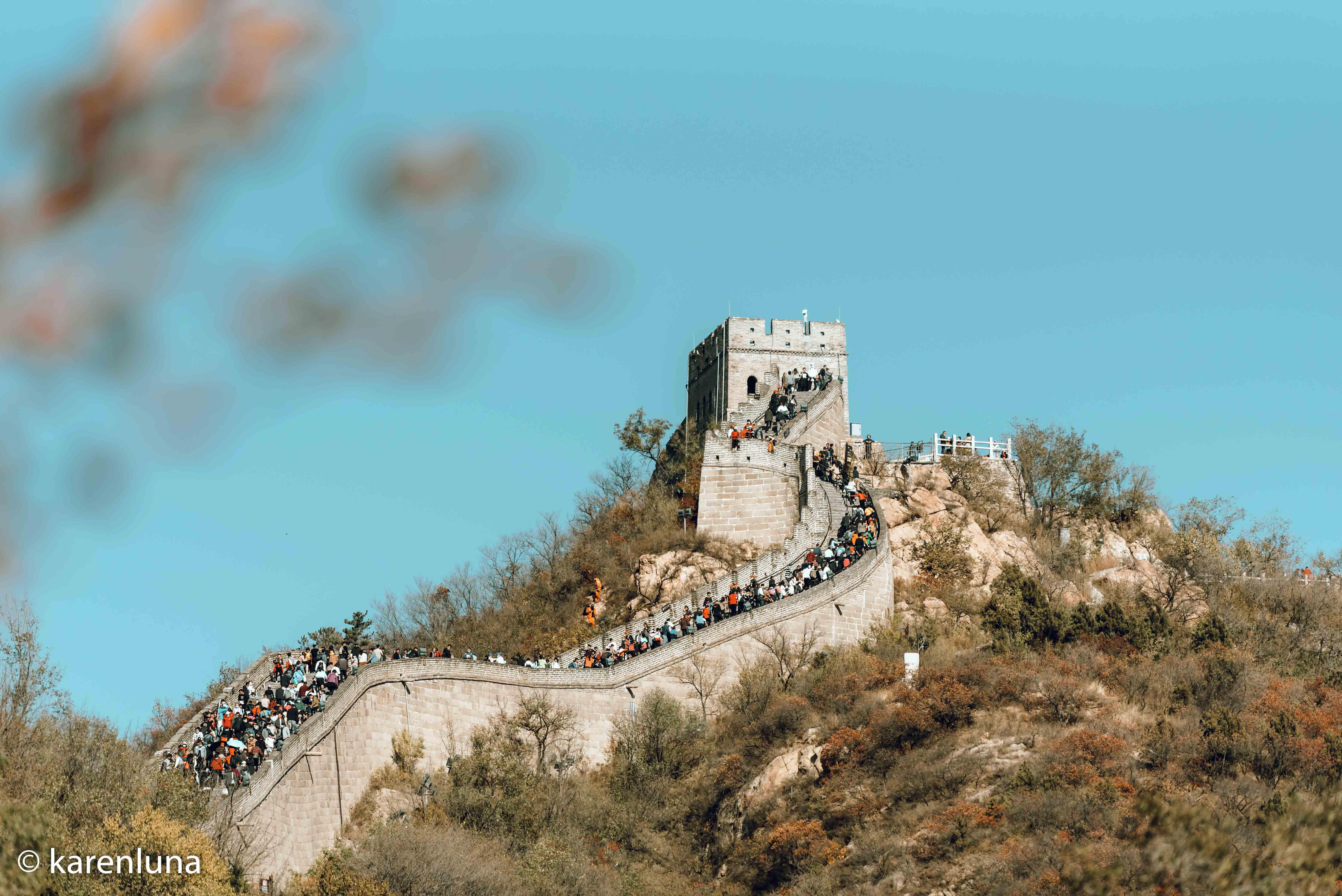 登高望远,金秋时节的八达岭长城竟如此惊艳