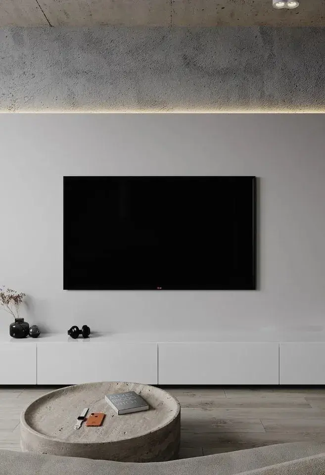 jidu design丨年轻人的电视背景墙,就应该这样简约大方