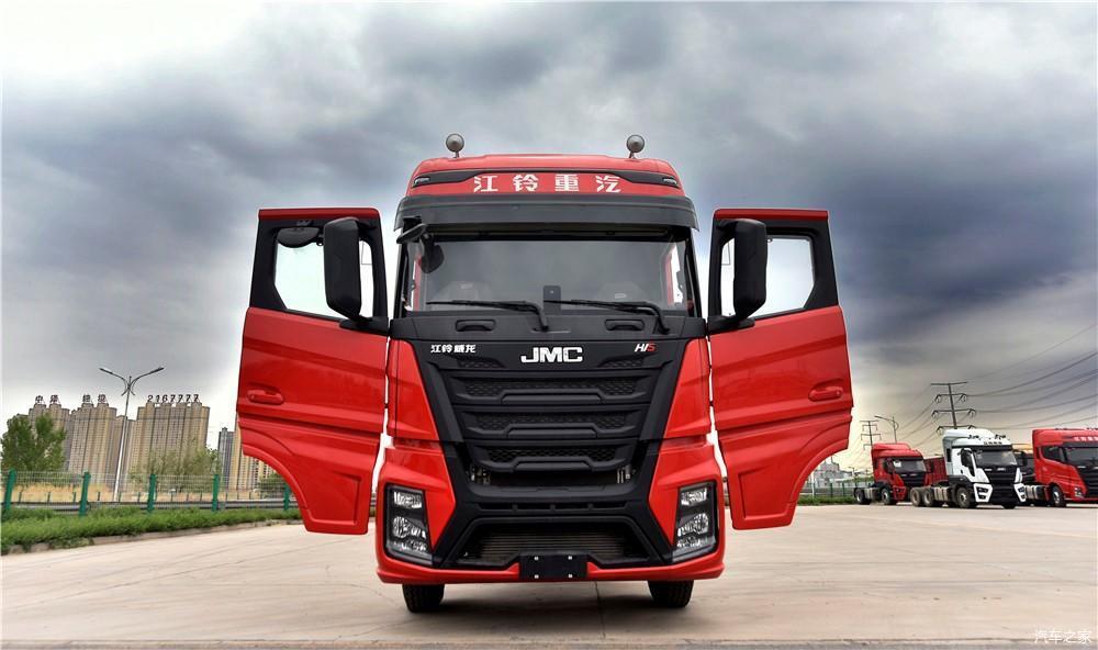 江铃威龙hv5lng燃气重卡,经济环保续航长,配1350l大气瓶 - 知乎