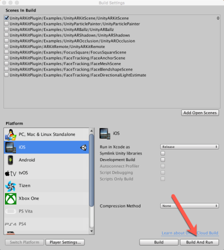 从零开始学基于ARKit的Unity3d游戏开发系列2