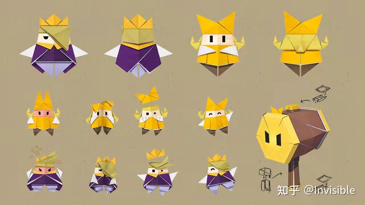 奥利王与奥莉维亚折纸相扑折纸桃花公主的种种被折起来的种种奇诺比奥