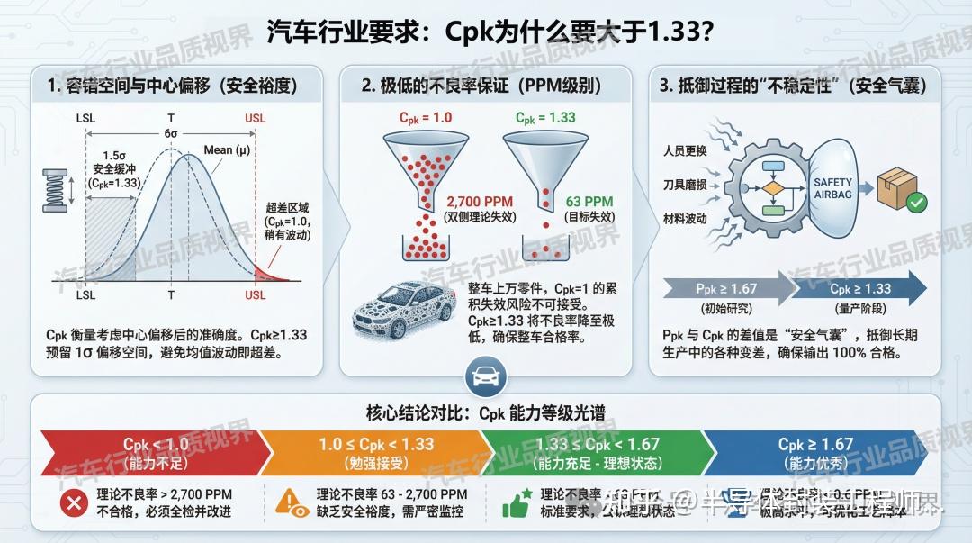一文读懂Cpk为什么要大于1.33? - 知乎
