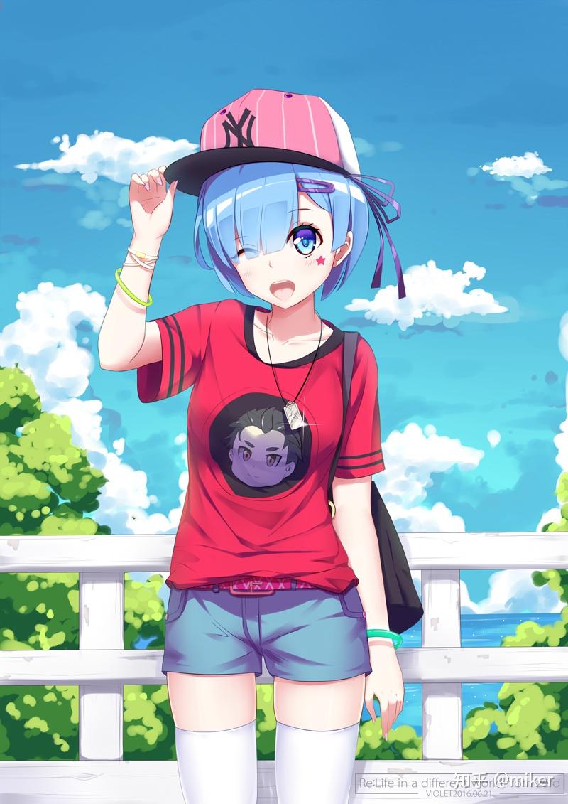 动漫美少女棒球帽元素合集