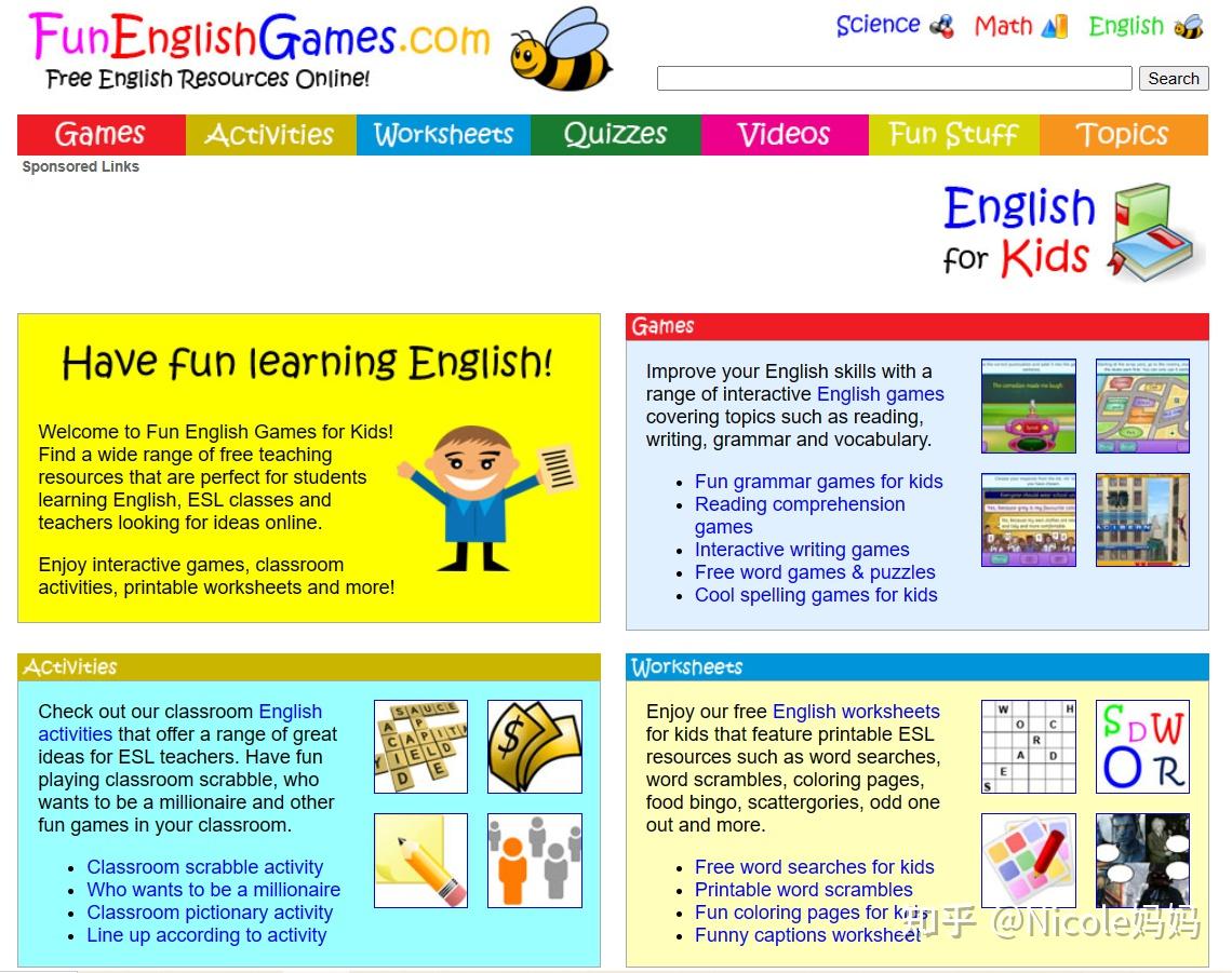 Fun English Games For Grade 2