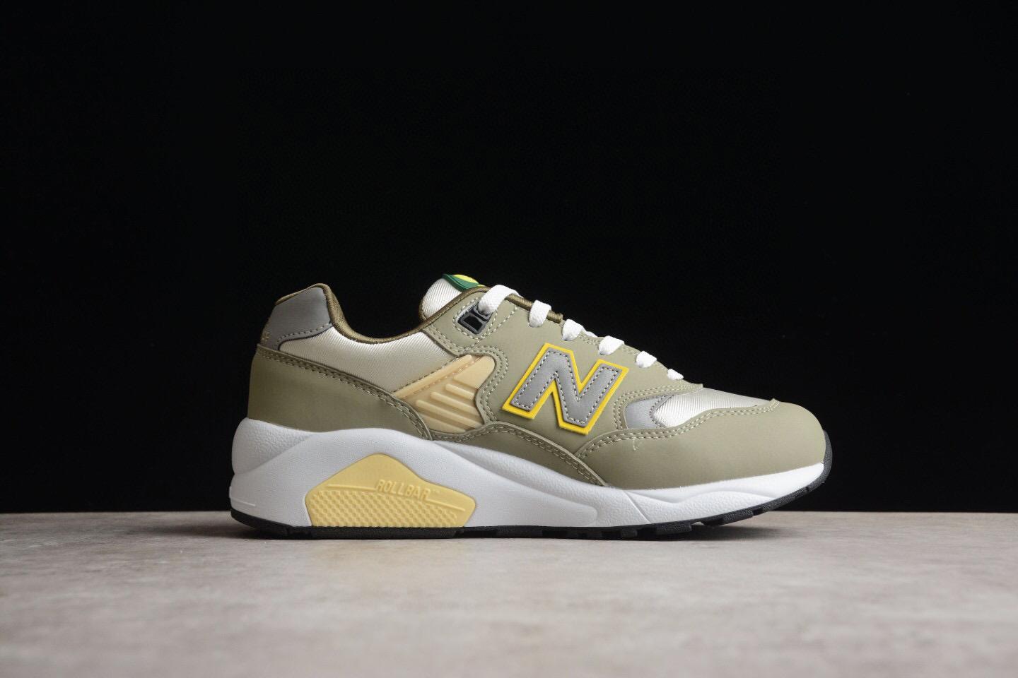 新百伦联名newbalance580xpalaceolive联名复古运动慢跑鞋