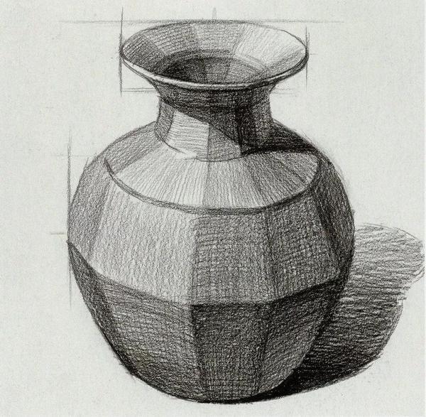 素描静物单体——罐子的塑造方法 - 知乎