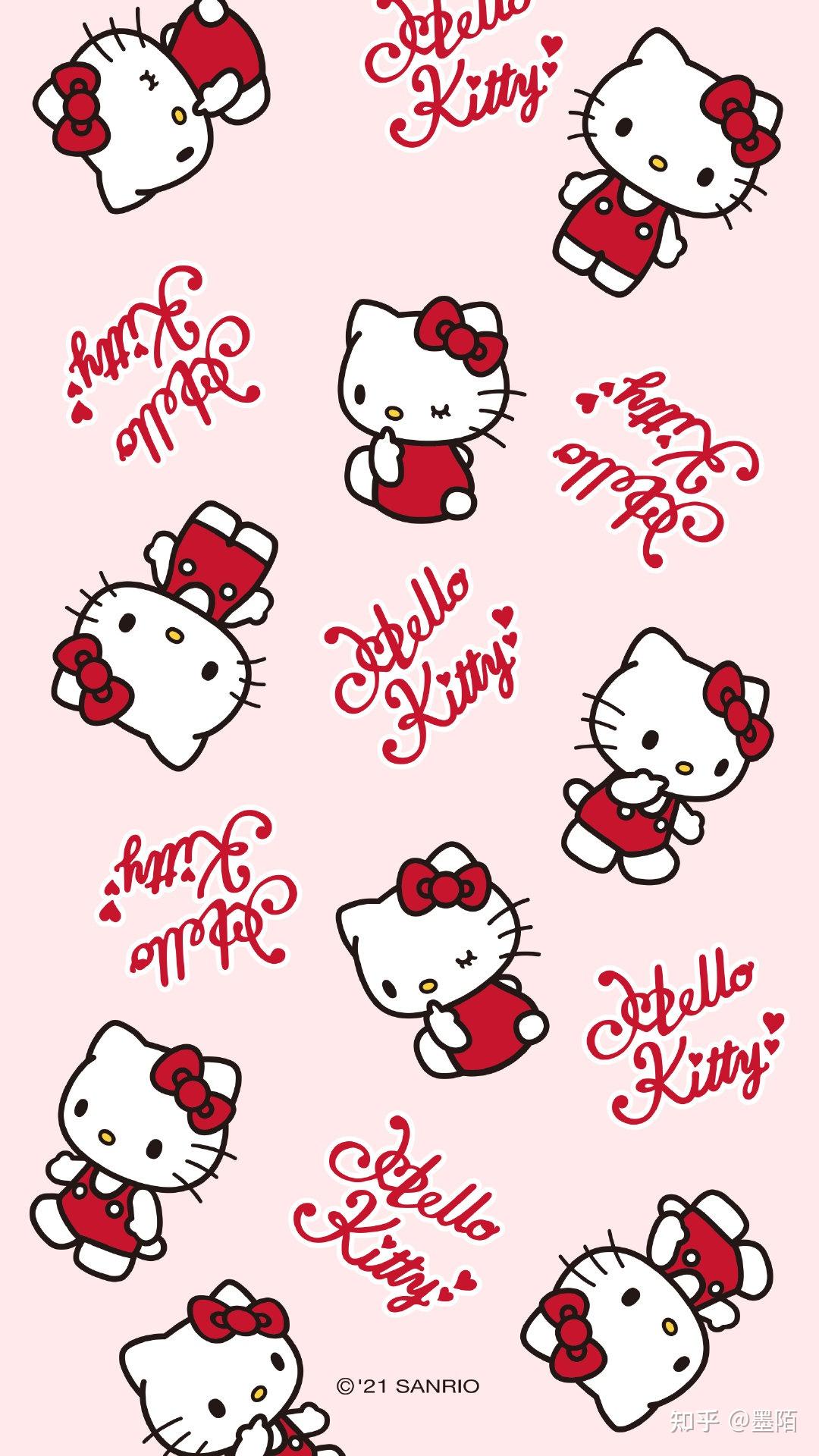 iPhone 壁纸 Hello Kitty 凯蒂 KT猫 - 堆糖，美图壁纸兴趣社区