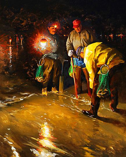 马克·波义耳对他的作品: 早年,我在我家附近的峡谷和树林里探险.