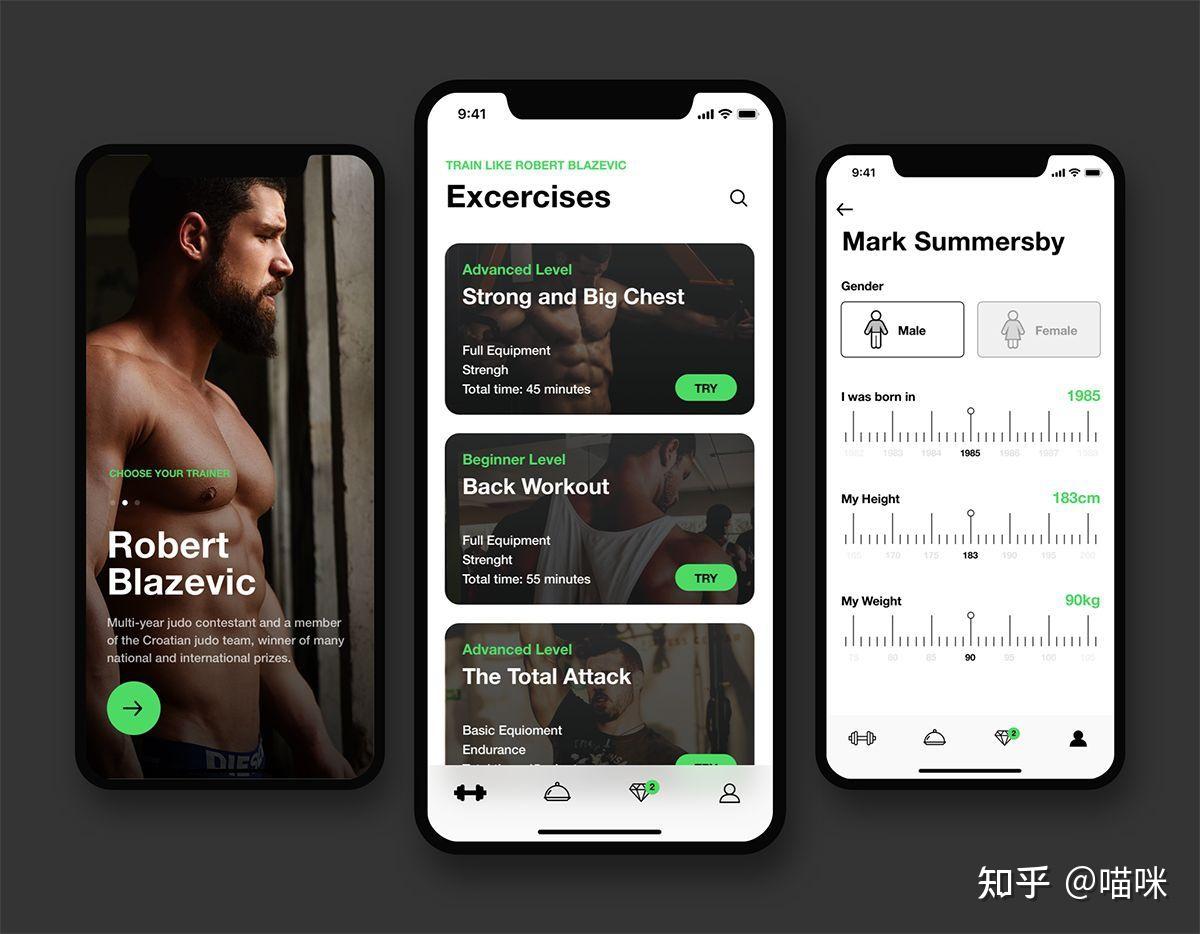 15款健身APP灵感UI设计,每个都很惊艳! - 知乎