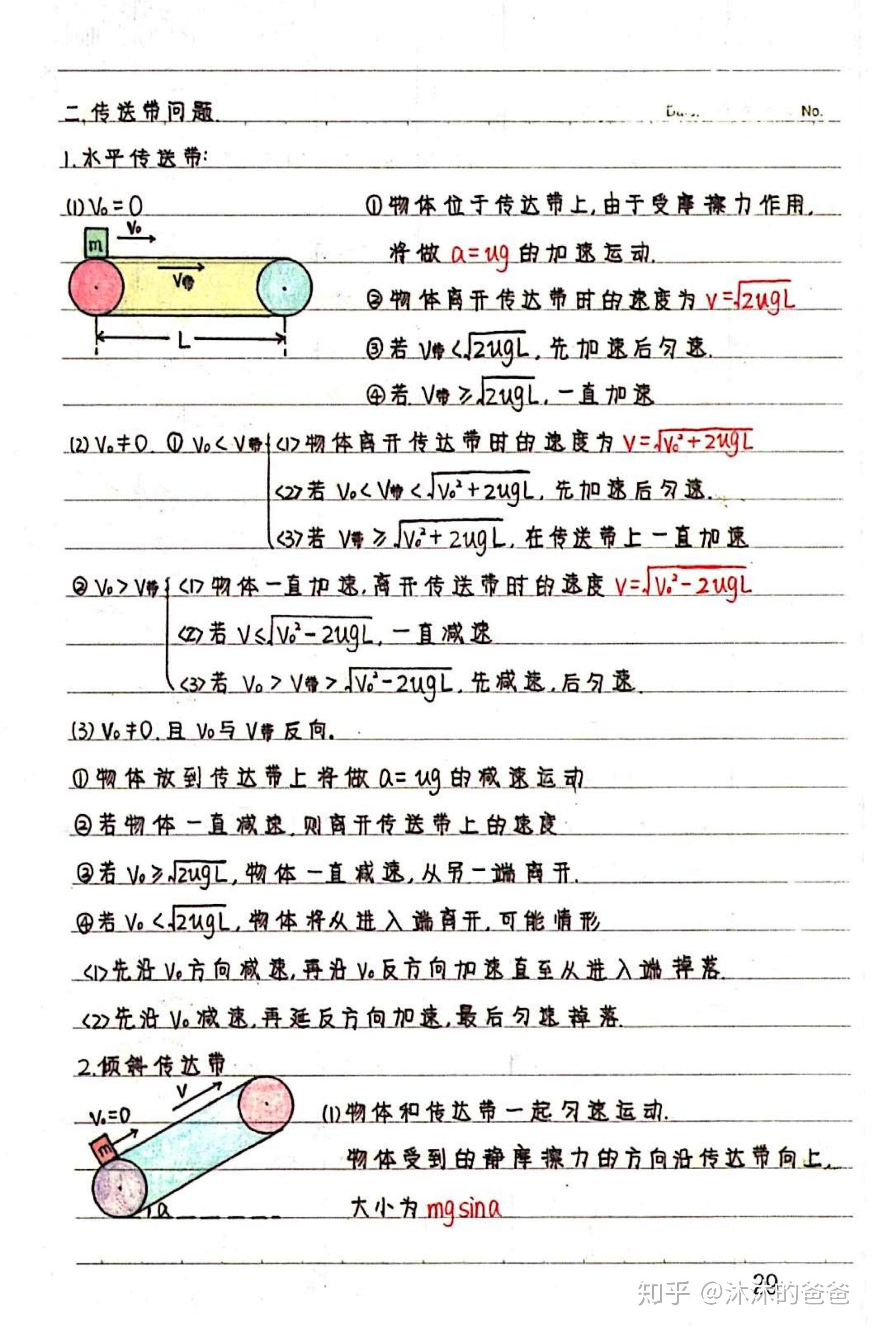 高中物理必修一精品学霸笔记