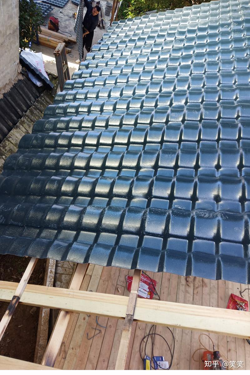 2021年新型瓦片树脂小青瓦隔热防水能用3050年