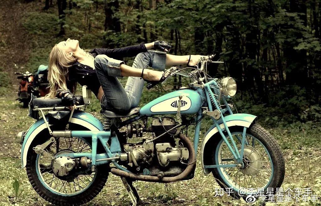 把女人改成摩托车图片