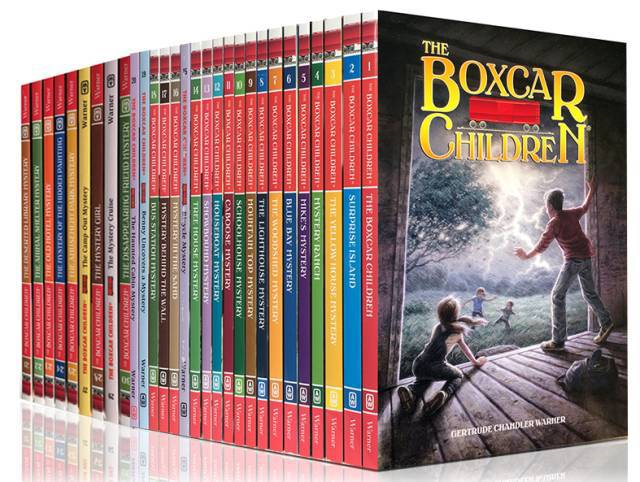 美国国宝级读物《棚车少年The Boxcar Children》英文原版大合集（全143