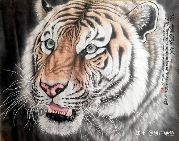 画家戴瑞刚跃然纸上气概凛然形神兼备