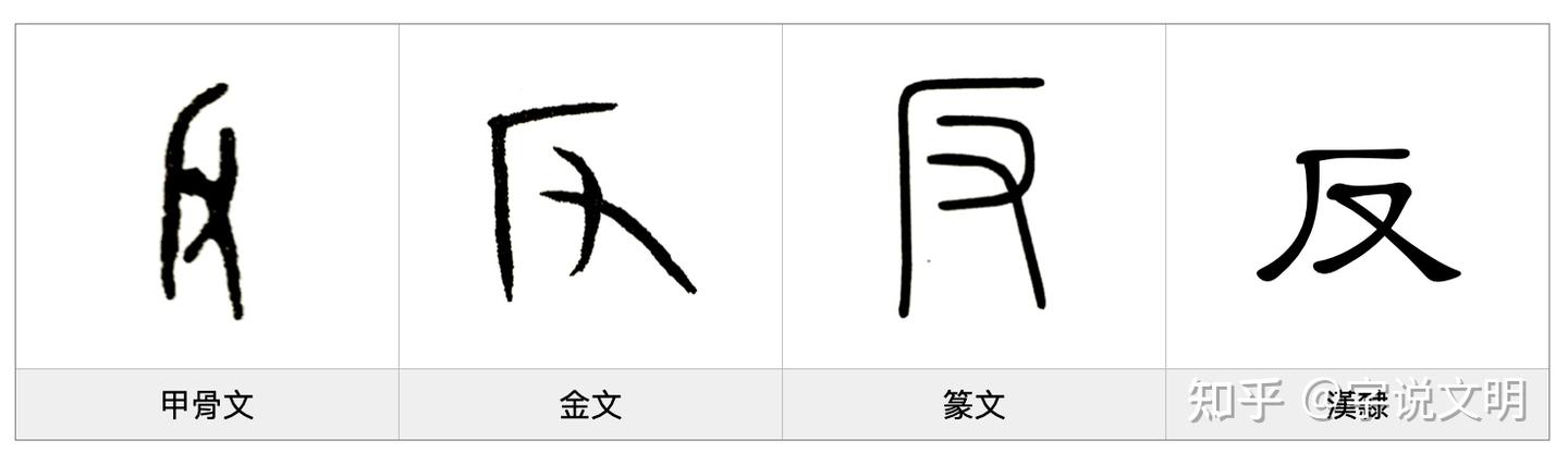 反——每日一字·手部字 - 知乎