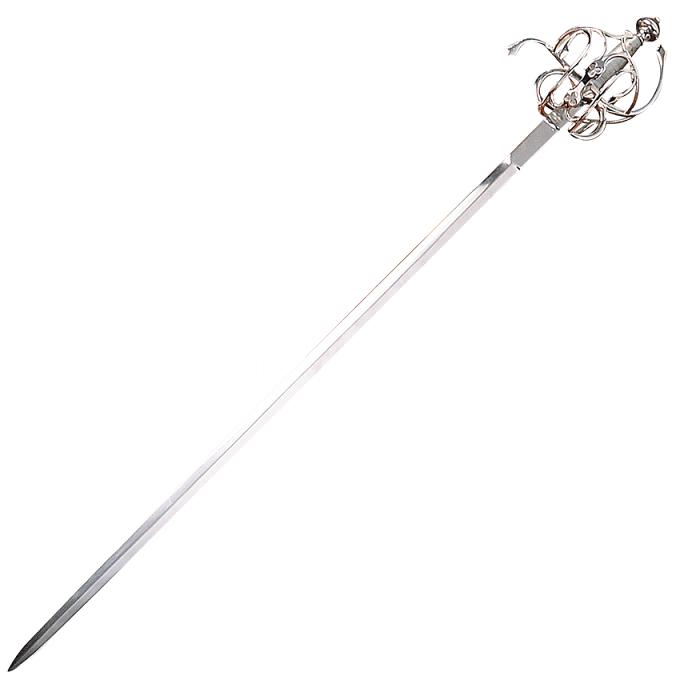 细长而优雅的西洋剑(rapier)深受贵族们的青睐,同时也在决斗中造成了