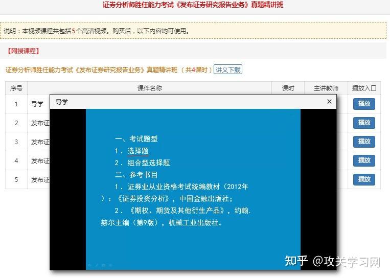 证券从业资格网课(证券从业资格网课推荐)