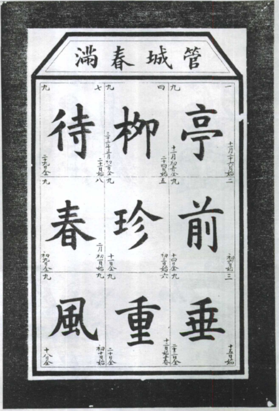 关于九九消寒图的那些事儿 知乎