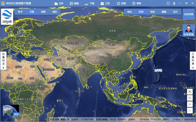 如何离线浏览全国7137gb海量谷歌卫星离线影像