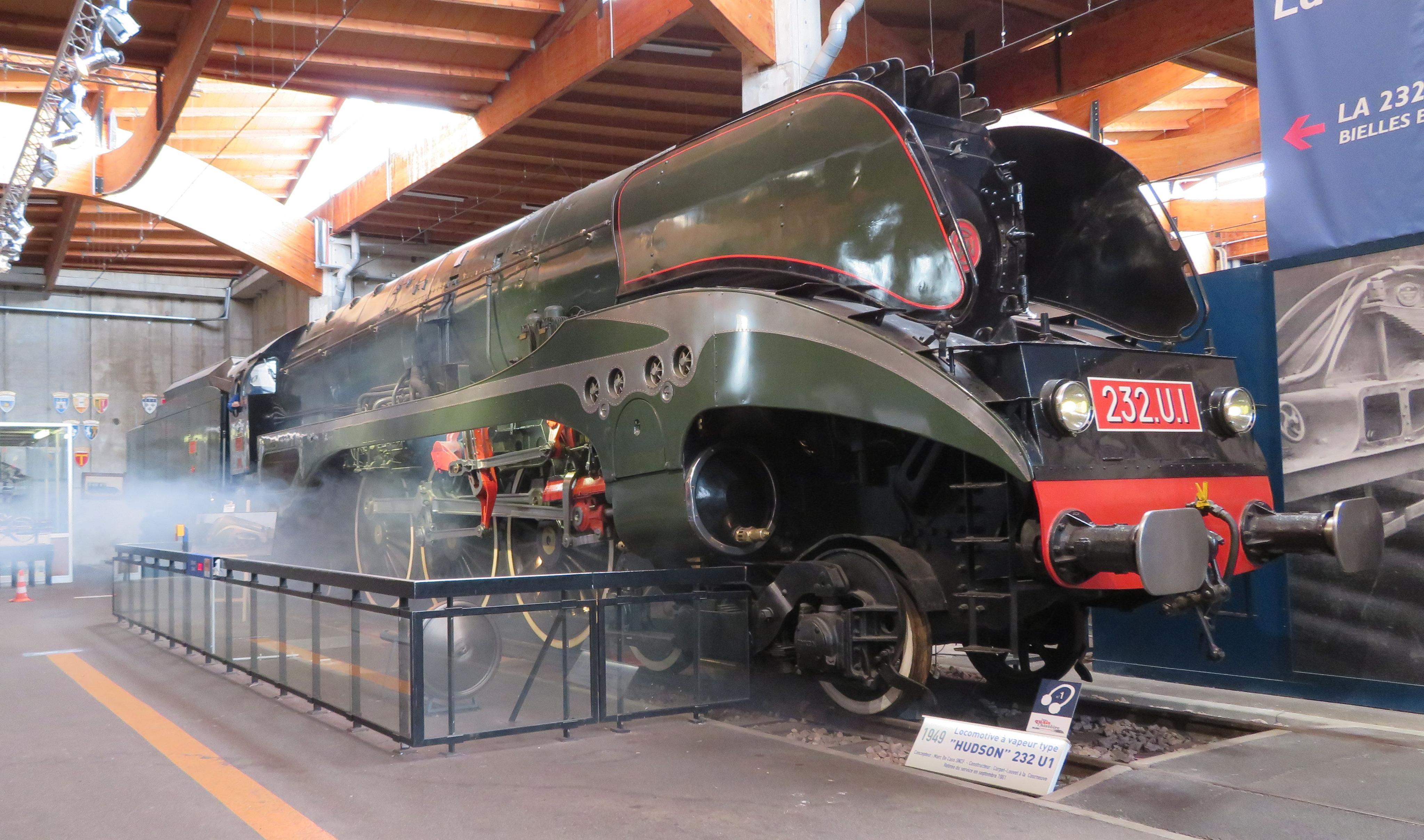 蒸汽机车科普法国国营铁路最后的哈德森232u型蒸汽机车
