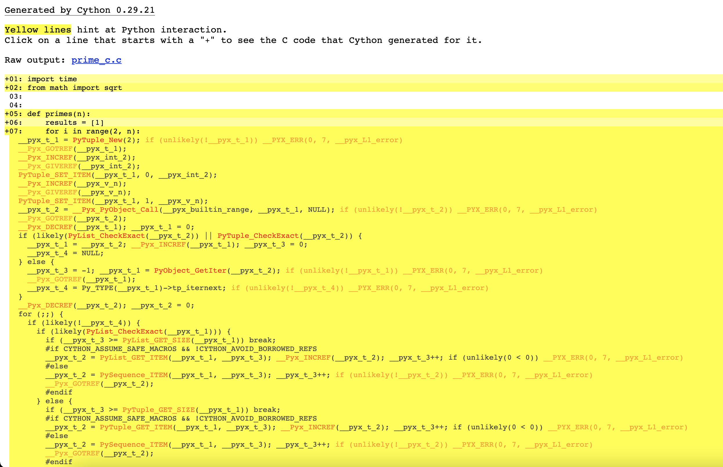 利用Cython加速计算密集型python任务