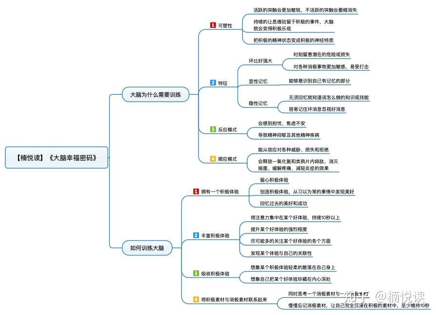 《大脑幸福密码》—读书笔记导图分享