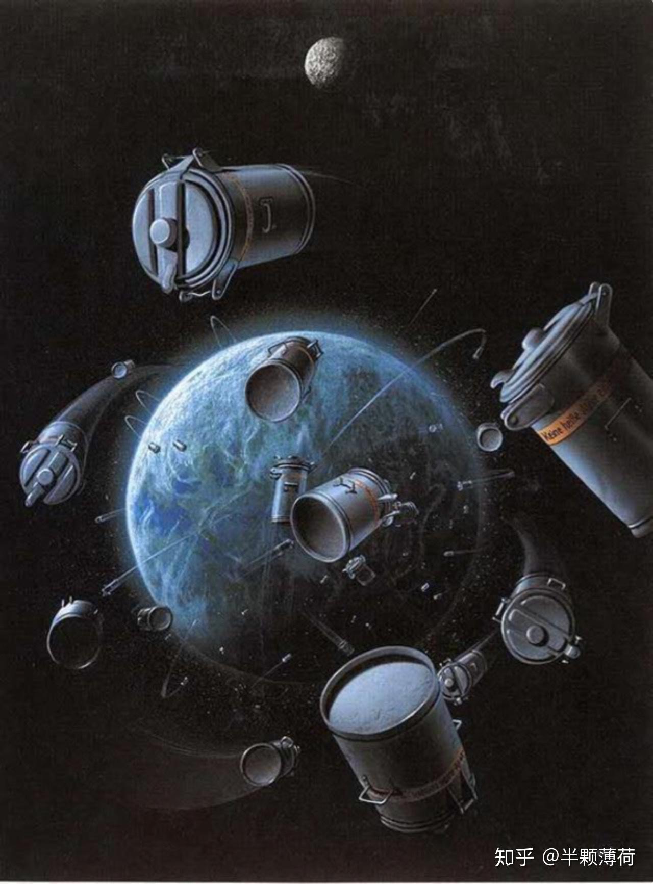 太空垃圾画法图片