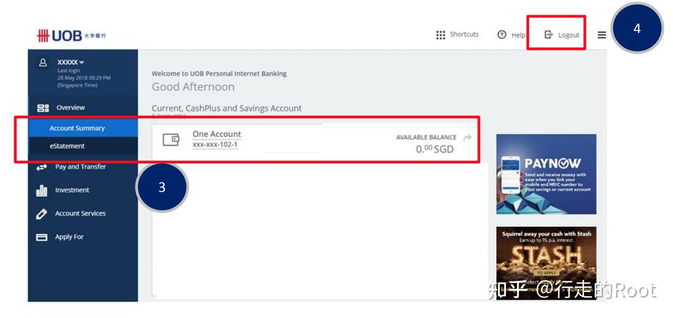 手把手教你注册新加坡UOB大华银行网银&激活银行卡 知乎