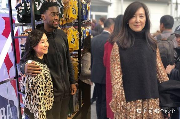 篮网老板娘亮相nba看台完全不像60岁气质优雅皮肤白皙