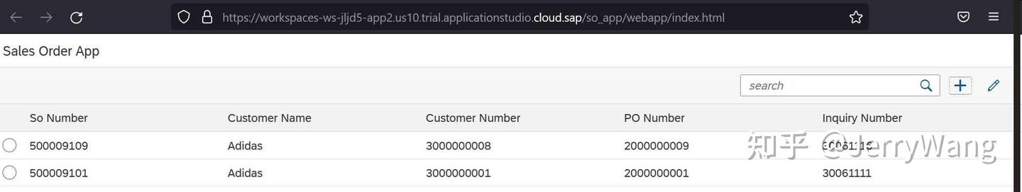 在 Business Application Studio 里使用 SAP UI5 应用消费 OData 的 Create 和 Delete ...