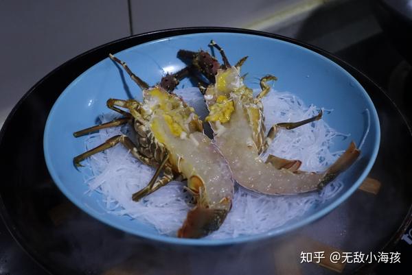 小两口儿的海鲜晚餐葱香蒸小青龙