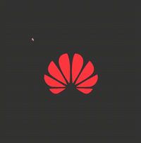 用processing来画华为的logo