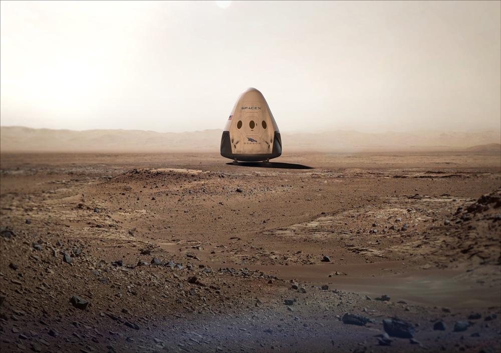 火星发现巨大飞船图片