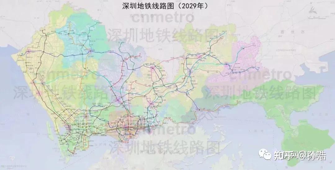 深圳详细地铁线路图（1-33号线），附高铁与城际线路图，持续更新 - 知乎