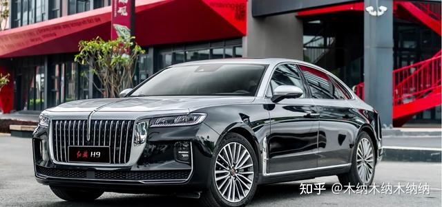 配图为红旗旗舰车型h96.