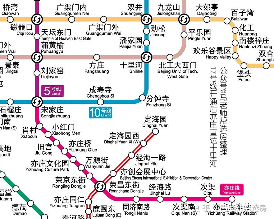 追規劃2021年底北京7條地鐵線路集中開通