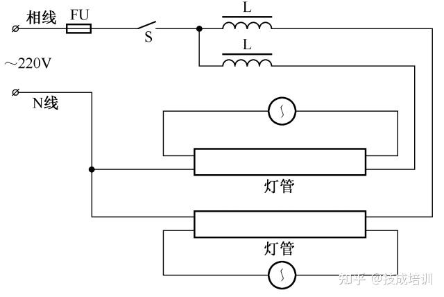 3个开关控制3个灯的接线图