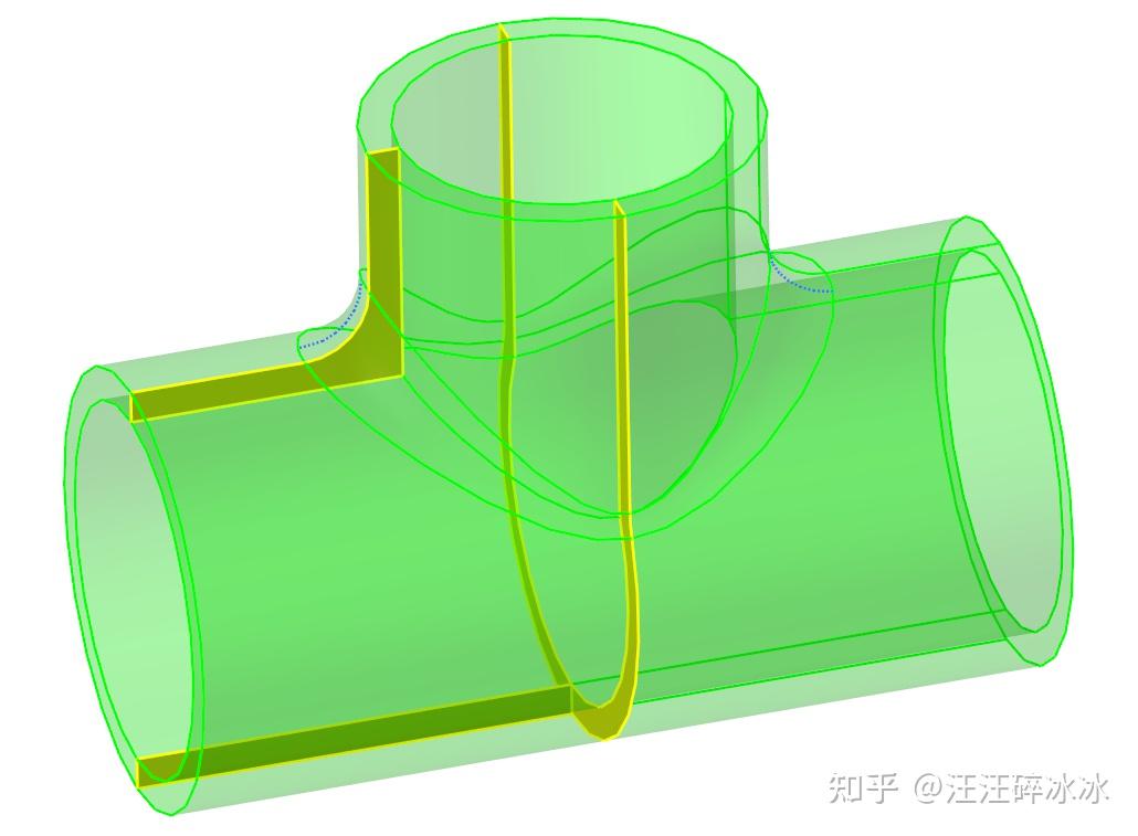 三通管结构化网格划分 - 知乎