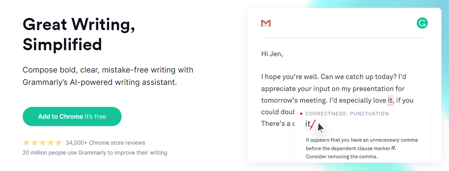 grammarly最优秀的日常英文写作辅助工具