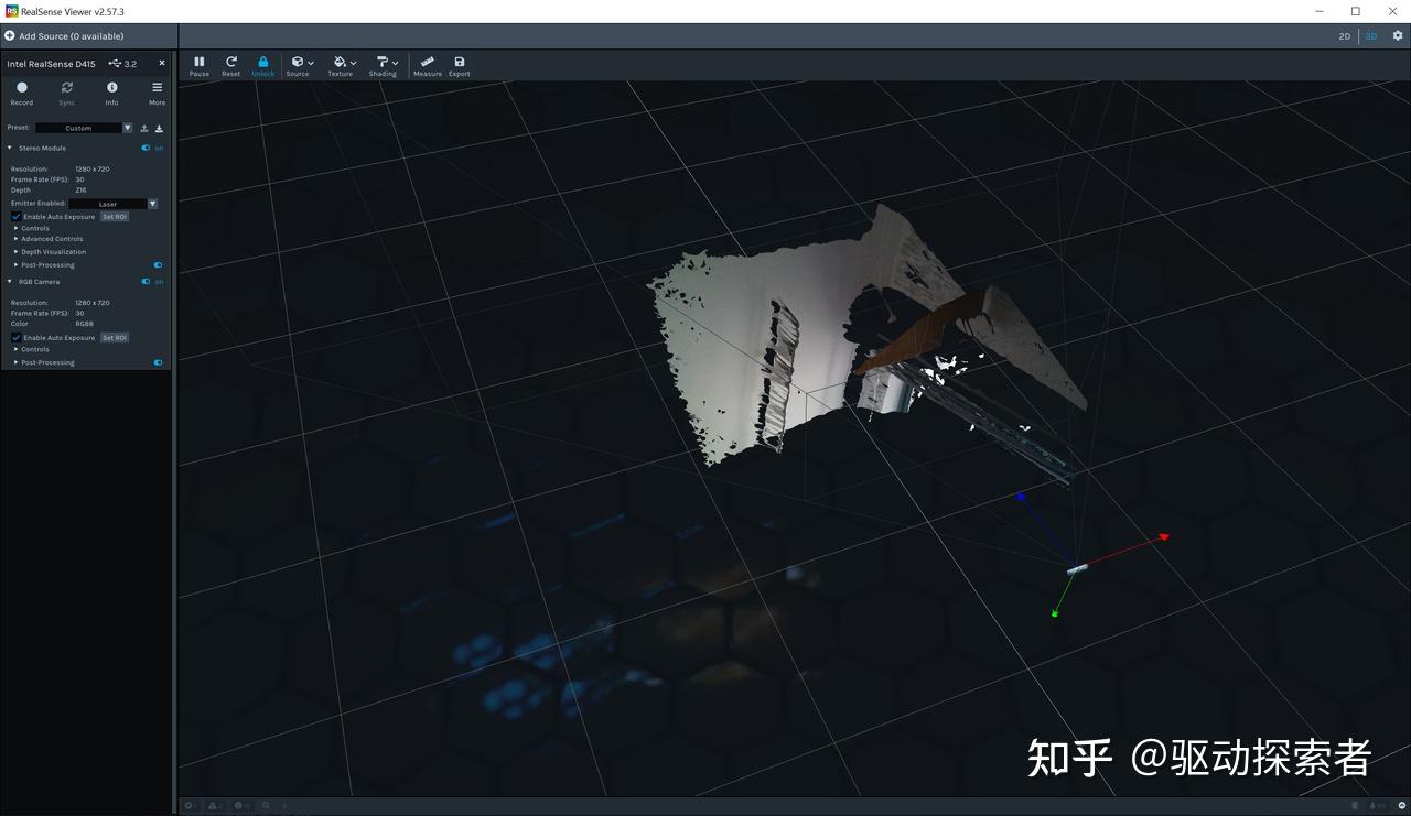 Intel D415 RGB + 深度 立体摄像头 - 知乎
